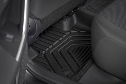 Rough Country | Flex-Fit Floor Mats | Front & Rear | Toyota RAV4 2WD/4WD (2019-2025) | FF-71602