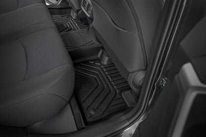 Rough Country | Flex-Fit Floor Mats | Front & Rear | Toyota RAV4 2WD/4WD (2019-2025) | FF-71602
