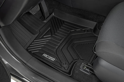 Rough Country | Flex-Fit Floor Mats | Front & Rear | Toyota RAV4 2WD/4WD (2019-2025) | FF-71602