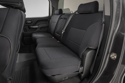 Rough Country | Seat Covers | FR Bucket & RR 60/40 Bench | Chevy/GMC 2500HD/3500HD (14-26) | 91070