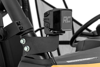 Rough Country | LED Light Kit | Front Mount | 2" Black Pair | White DRL | Segway 570 F | 93218