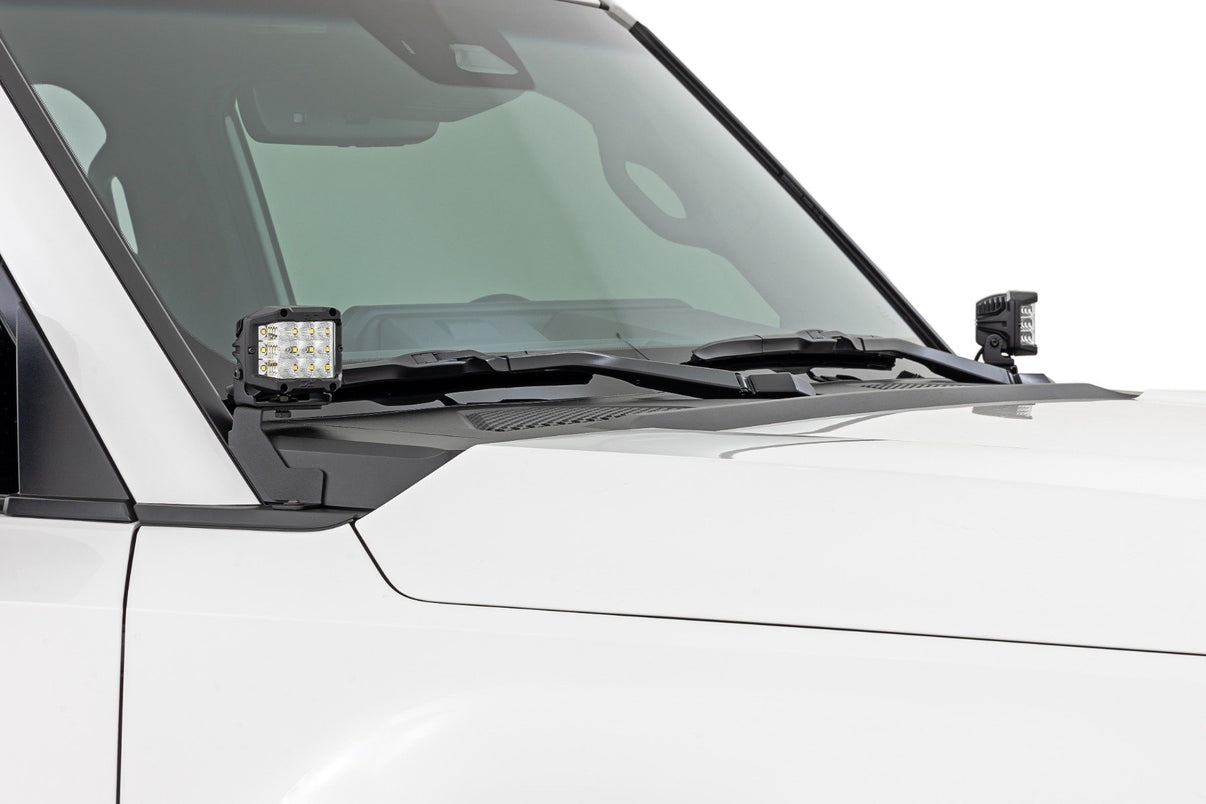 LED Light Kit | Ditch Mount | Black Series Round | 3.5 Inch | Amber DRL | Toyota LandCruiser (2024) | 72117