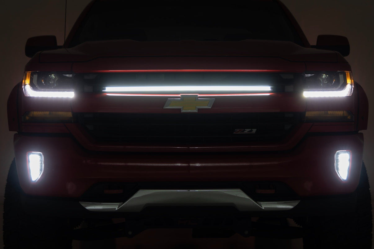 LED Light Kit | Grille Mount | 30 Inch DRL | Chevrolet Silverado 1500 (2016-2018) | 70992