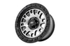Rough Country | Rough Country 82 Series Wheel | One-Piece | Machined Semi Gloss Black | 17x9 | 6x5.5 | -12mm | 82170912M
