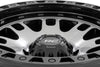 Rough Country | Rough Country 82 Series Wheel | One-Piece | Machined Semi Gloss Black | 15x8 | 5x4.5 | -19mm | 82151813M