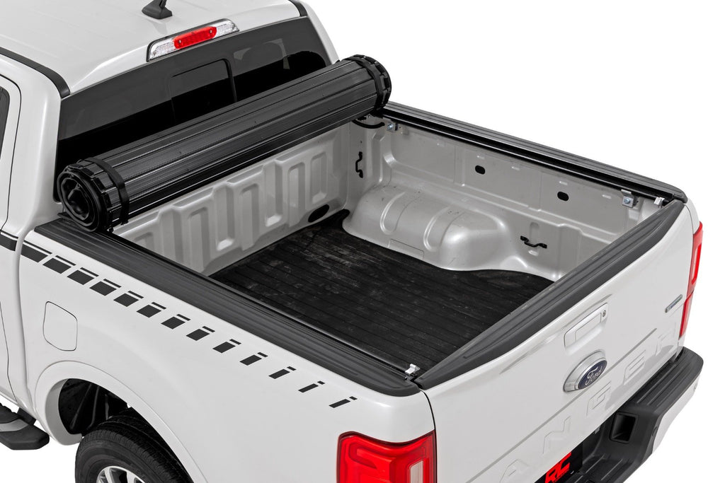Rough Country | Hard Roll Up Bed Cover | 5' Bed | Ford Ranger 2WD/4WD (2019-2023) | 50219500