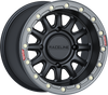 Raceline Alpha 4/137 Beadlocks satin black mounted on Obor Roc Scrapers
