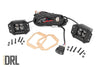 2 Inch Black Series LED Light Pods | Flush Mount | Amber DRL | 70803BLKDRLA