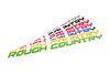 Rough Country Decal | 27 Inch Fender | Kelly Green | 84170KG