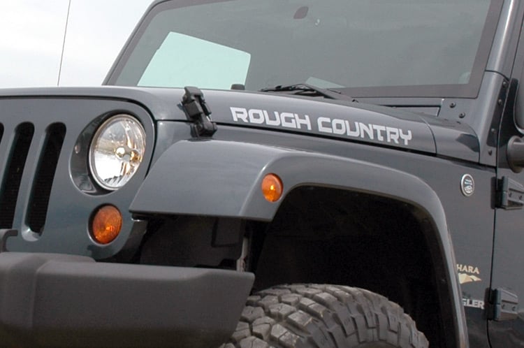 Rough Country Decal | 27 Inch Fender | Gray | 84170G