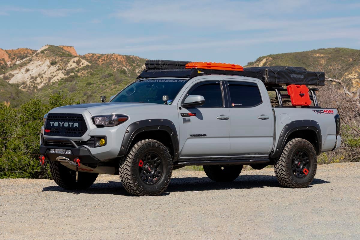Fender Flares | Defender | 1G3 Magnetic Grey | Toyota Tacoma 2WD/4WD (16-23) | A-T11621-1G3