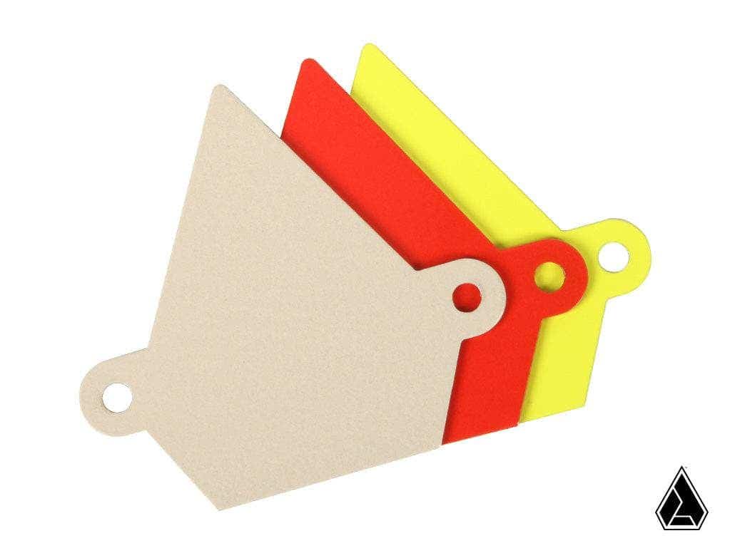 Assault Industries Lime Logo Back Plate (Maverick X3 Shock Tower Brace Only)