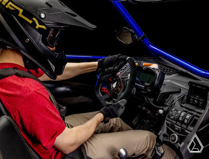 Suede Ballistic "D" UTV Steering Wheel