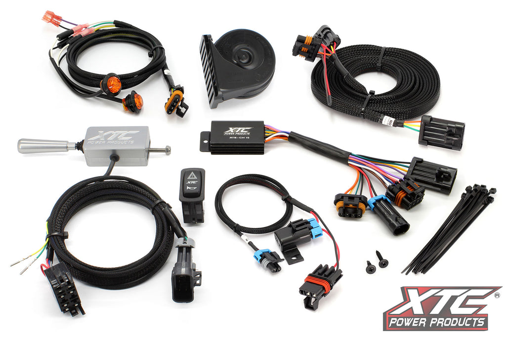 XTC Polaris Ranger 19+ XP 1000 Self-Canceling Turn Signal System with Billet Lever ATS-L-POL-RBU