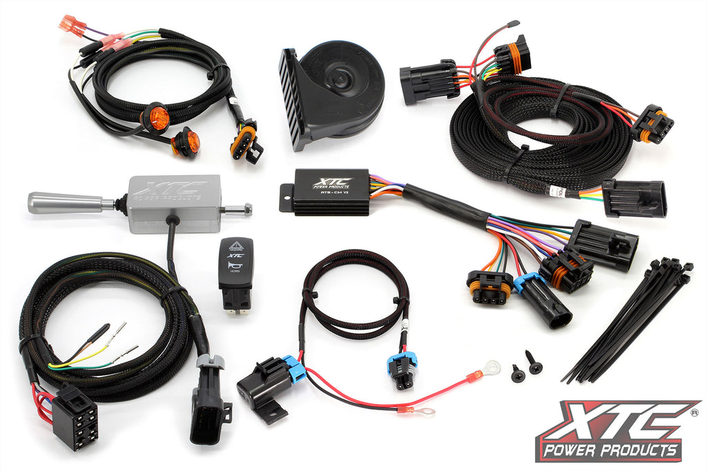XTC Polaris RZR Turbo S and 19+ XP 1000/Turbo Self-Canceling Turn Signal System with Billet Lever ATS-L-POL-RC3