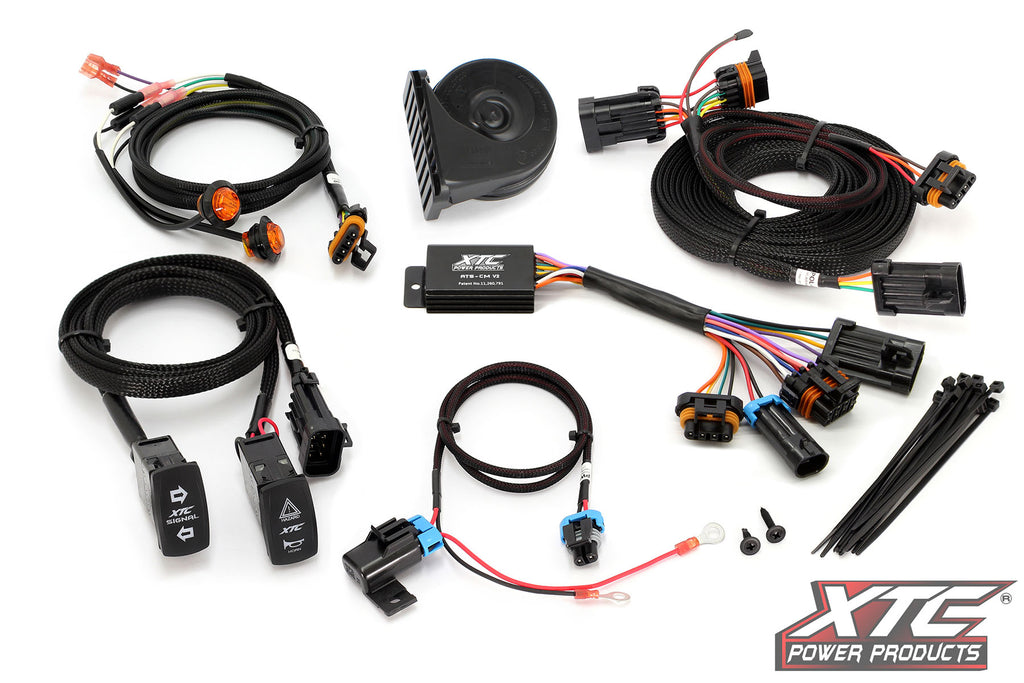 XTC Polaris RZR Turbo S and 19+ XP 1000/Turbo Self-Canceling Turn Signal System with Horn