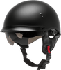 Hh 65 Half Helmet Full Dressed Matte Black 2x