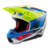 S M5 Sail Helmet Ylw Fluo/Enamel Blu/Slv G 2x