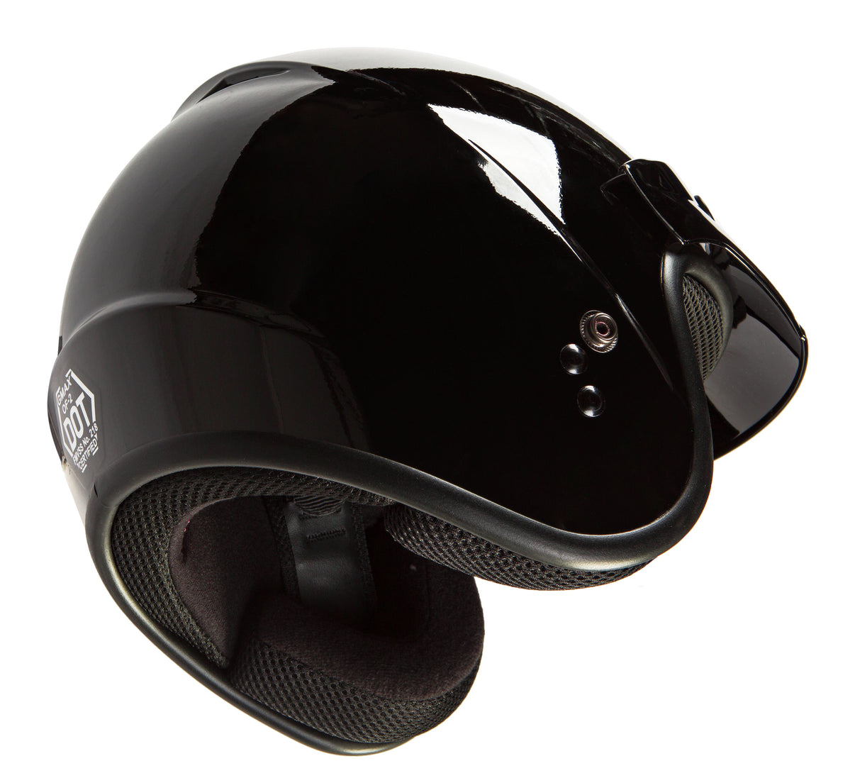 Youth Of 2y Open Face Helmet Black Yl