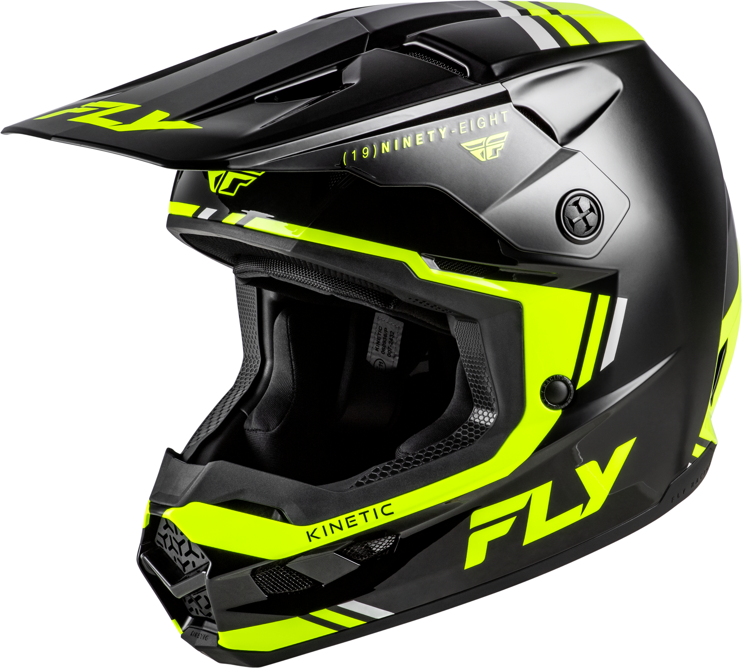 Kinetic Verdict Helmet Black/Hi Vis/Grey Lg