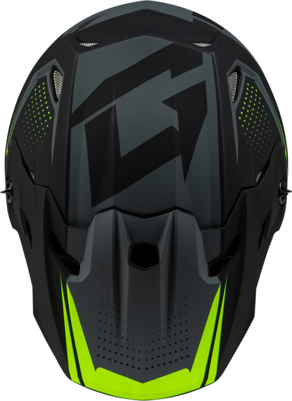Mx 96 502 Helmet Matte Grey/Hi Viz Xl