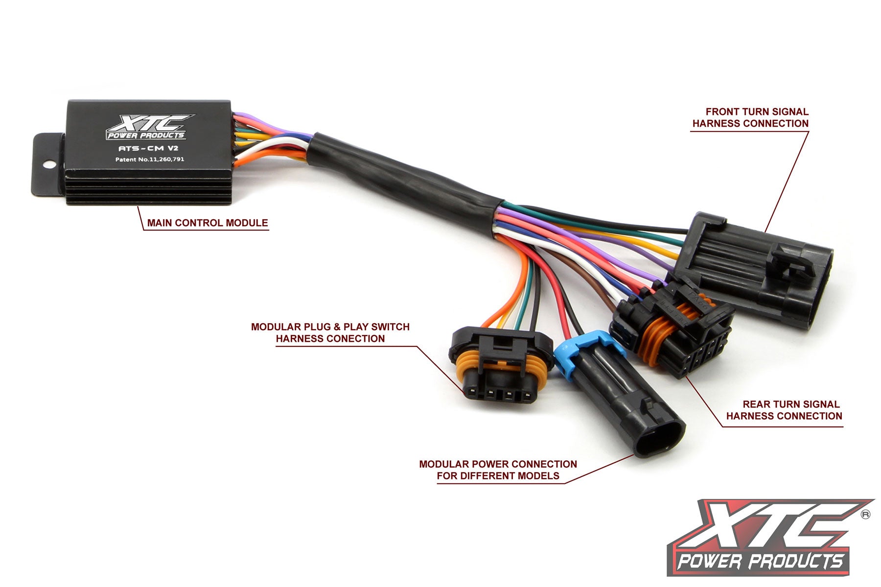 Auto Turn Signal Kit W/ Billet Lever And Front Drl Lights Pol