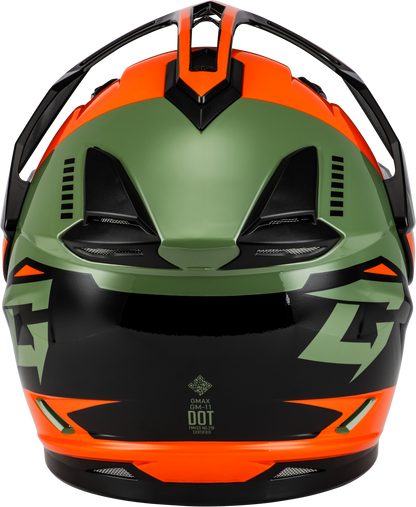 Gm 11 Ronin Helmet Orange/Green/Black Xl