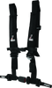 DragonFire Racing Harness H-Style- 4-Point- EZ-Adjust- 2in Buckle- Black