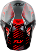Youth Formula Cp Slice Helmet Grey/Red/Black Yl