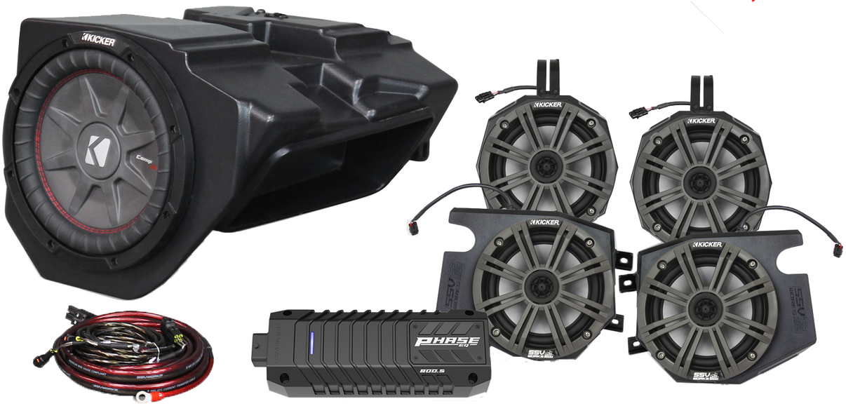 5 Speaker Plug And Play Kit Kicker Ride Command