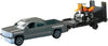 Replica 1:43 Trk/Trailer/Bike Chevy Silver/Bike Orange