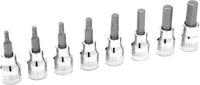 8 Pc 3/8" Sae Hex Bit Set