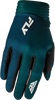 F 16 Gloves Teal/White Md