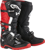 Honda Tech 7 Enduro Drystar Black/Bright Red Sz 7