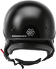 Hh 65 Half Helmet Full Dressed Black 2x