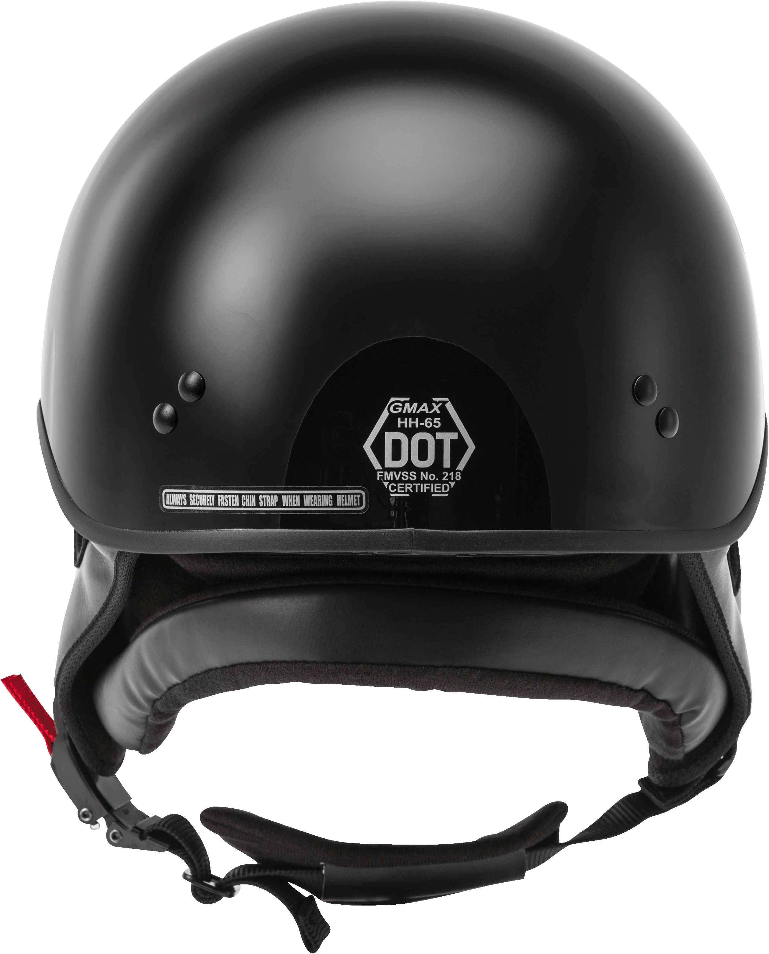 Hh 65 Half Helmet Full Dressed Black 2x