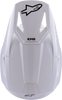 Sm3 Solid Helmet White Glossy 2x