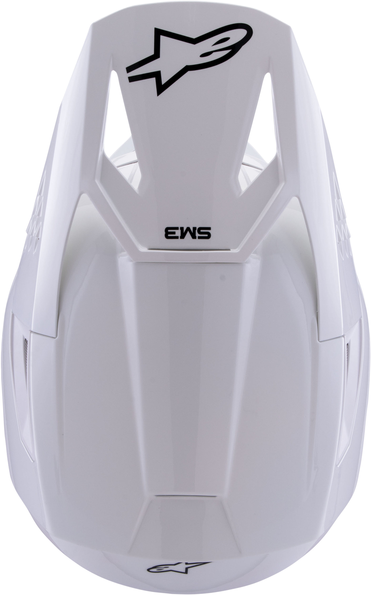 Sm3 Solid Helmet White Glossy 2x