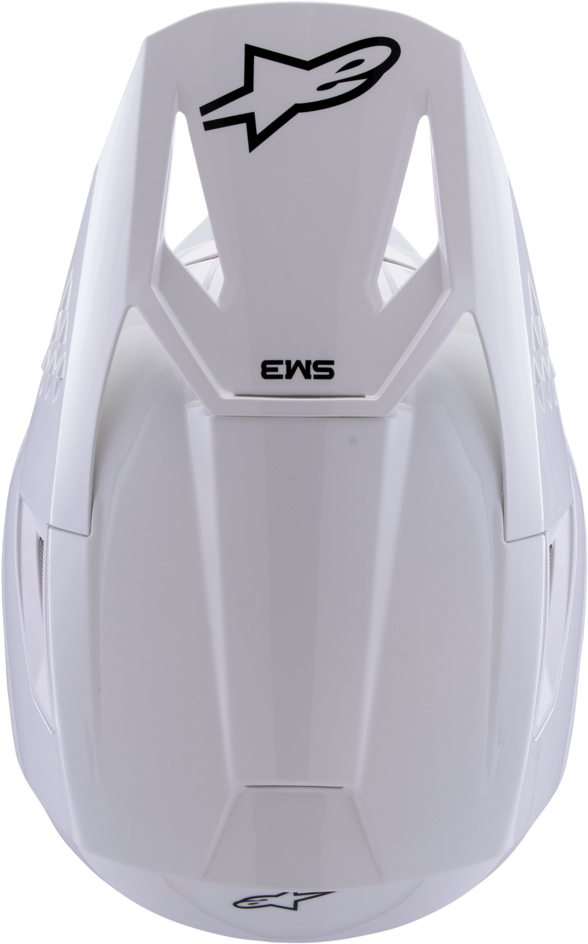 Sm3 Solid Helmet White Glossy Xl
