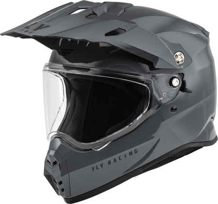 Trekker Solid Helmet Grey Sm
