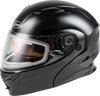 Md 01s Modular Snow Helmet W/Electric Shield Black Xs