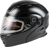 Md 01s Modular Snow Helmet W/Electric Shield Black Xs