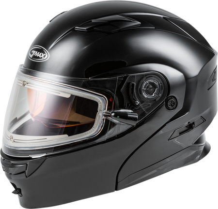 Md 01s Modular Snow Helmet W/Electric Shield Black Xs