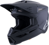 Sm3 Solid Helmet Black Matt Lg