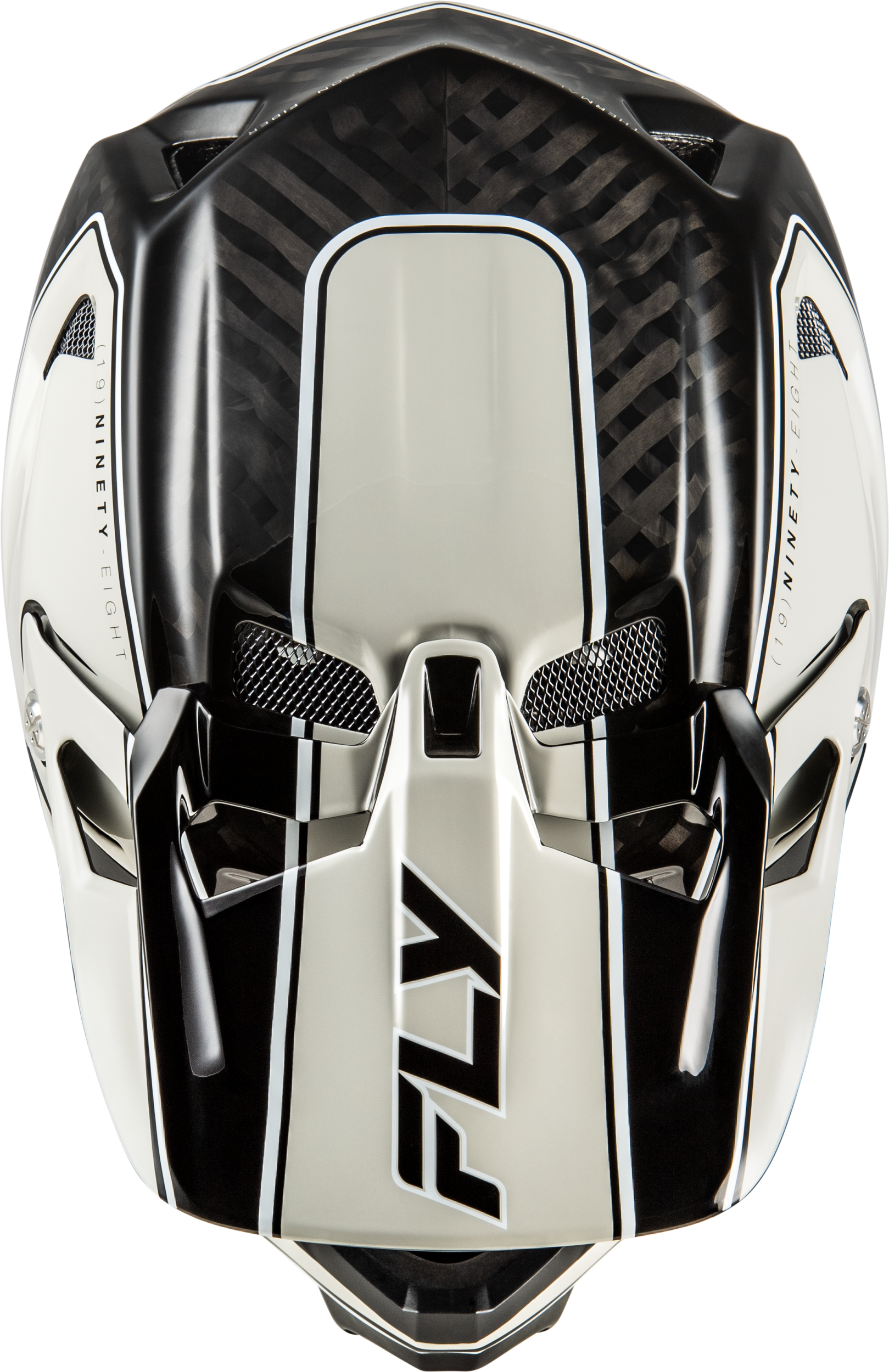 Werx R Flow Carbon Helmet Black Carbon/Grey Sm