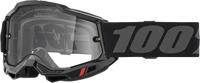 Accuri 2 Enduro Moto Goggle Black Clear Lens