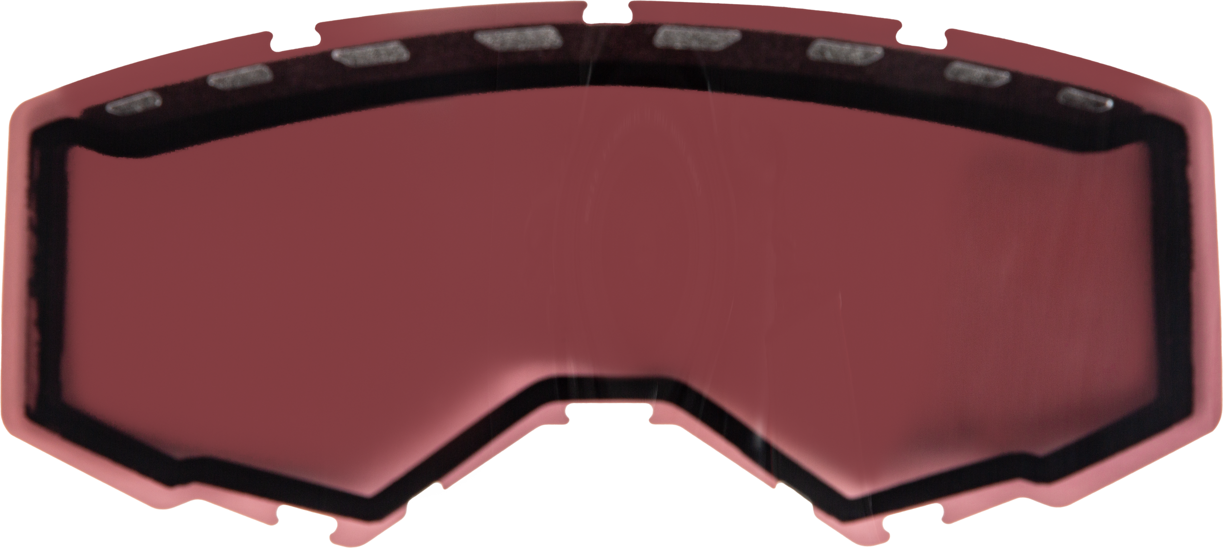 Dual Lens With Vents Adult W/Silver Mir/Polar Rose Lens