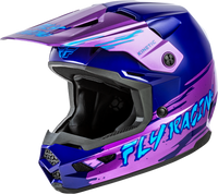 Youth Kinetic Surge Helmet Pink/Purple/Teal Ym
