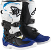 Tech 3s Youth Boots Wht/Blk/Enamel Blue Sz 7