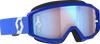 Primal Goggle Blue/White Blue Chrome Works